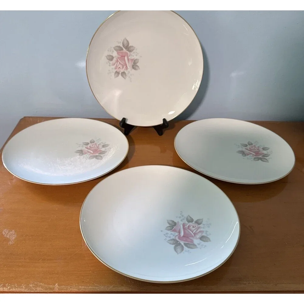 Vintage Noritake Roseville 6238 Dinner Plates 10 5/8